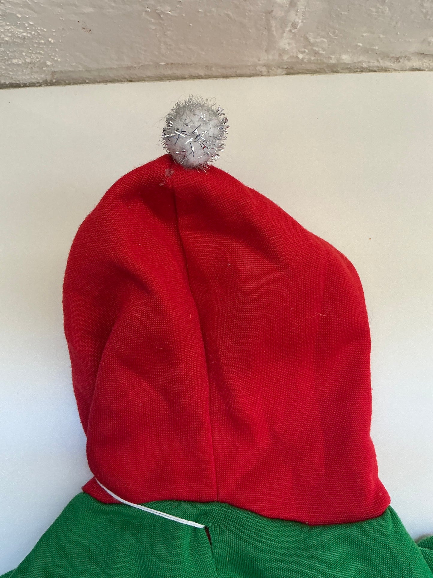 Red and Green "Santa Paws" Hoodie - Medium