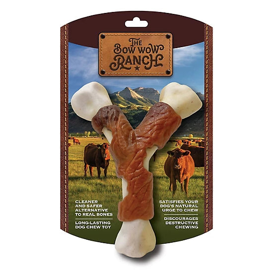 The Bow Wow Ranch Long Lasting Dog Chew Wish Bone