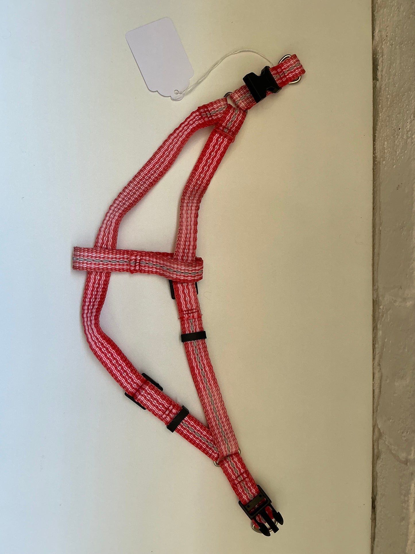Greenbriar Kennel Club Red, White, Grey Nylon Harness Medium