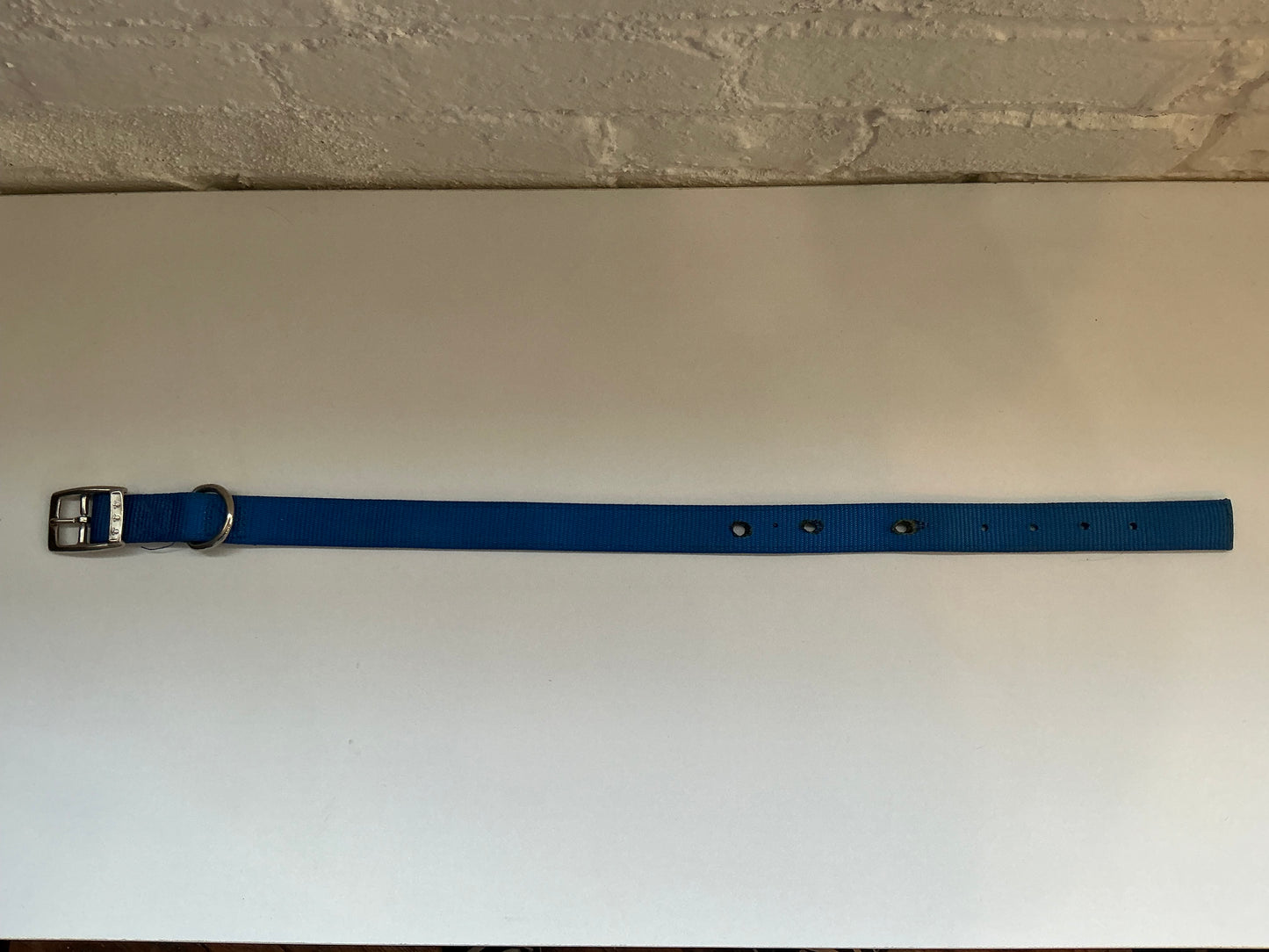 Blue Heavy Duty Nylon Large Adjustable Pet Collar