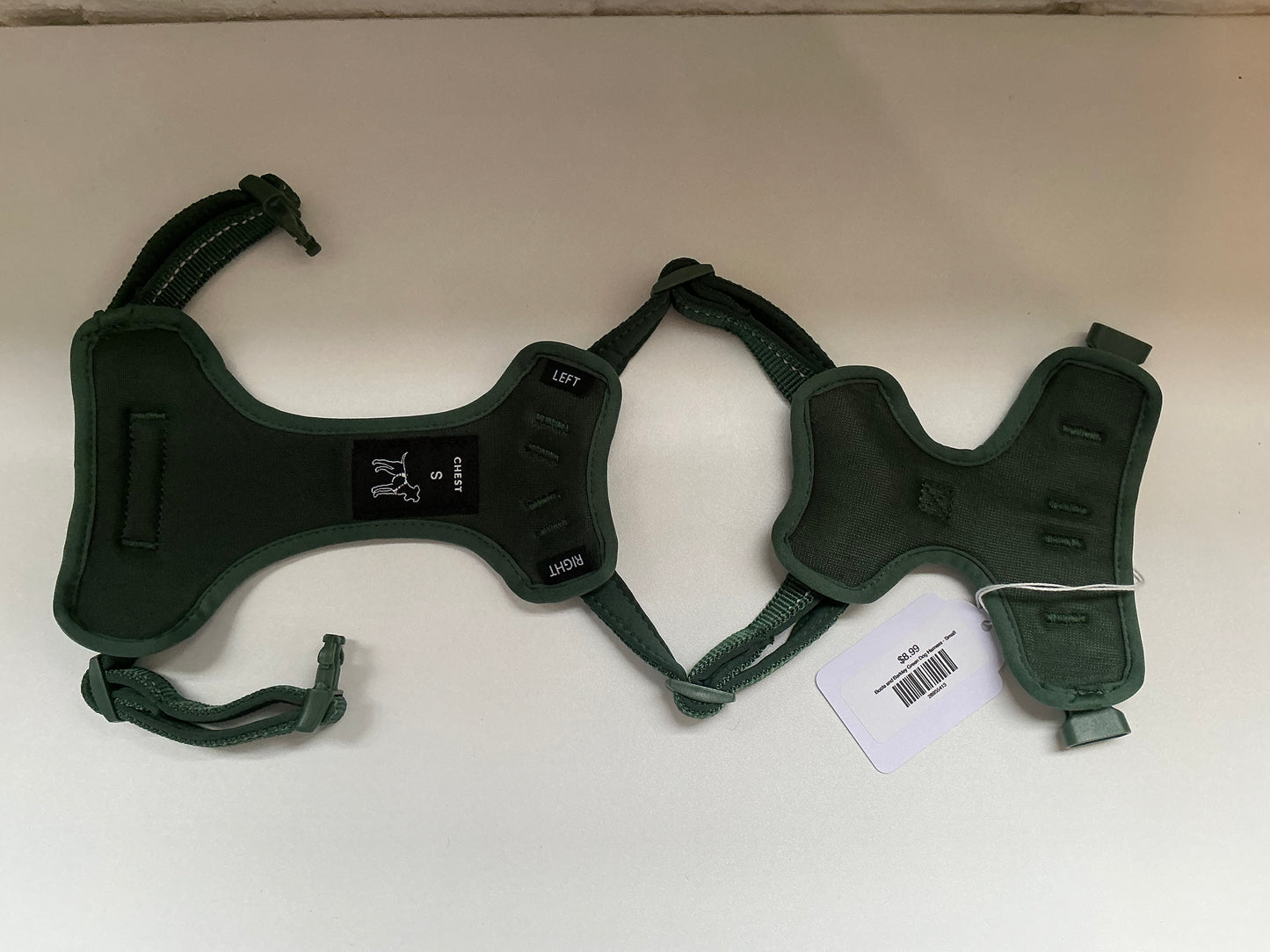 Boots and Barkley Green Dog Harness - Small