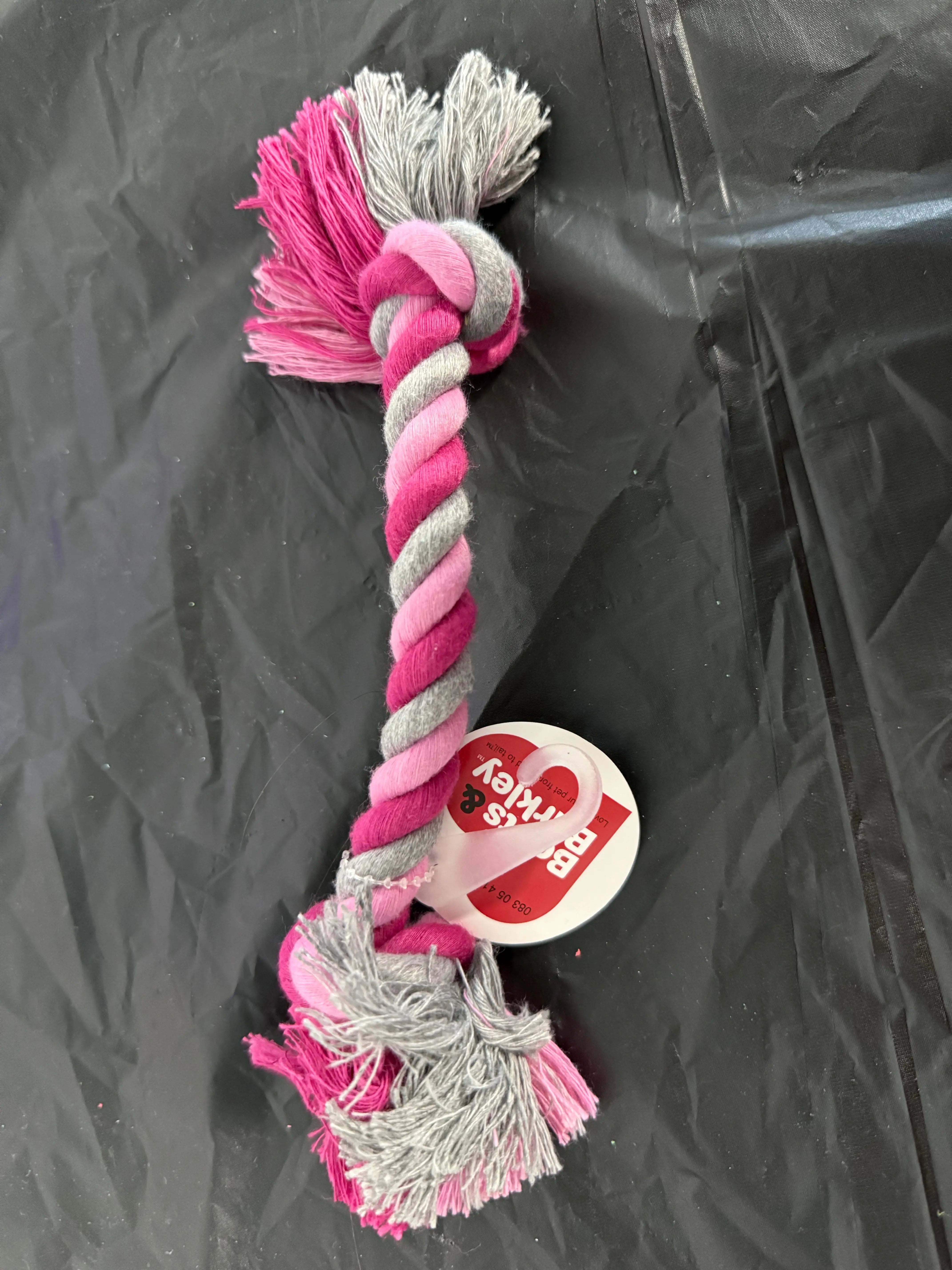 '.multi color rope dog toy Boots and Barkley Durable Rope Tug Toy – Multi-Color & Multi-Size