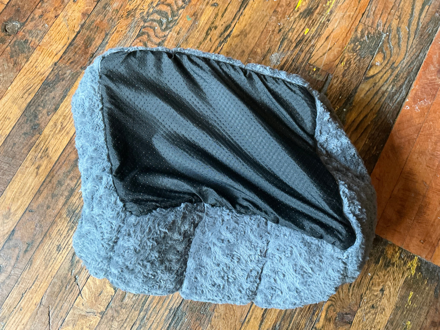 Gray Cat Cave Bed