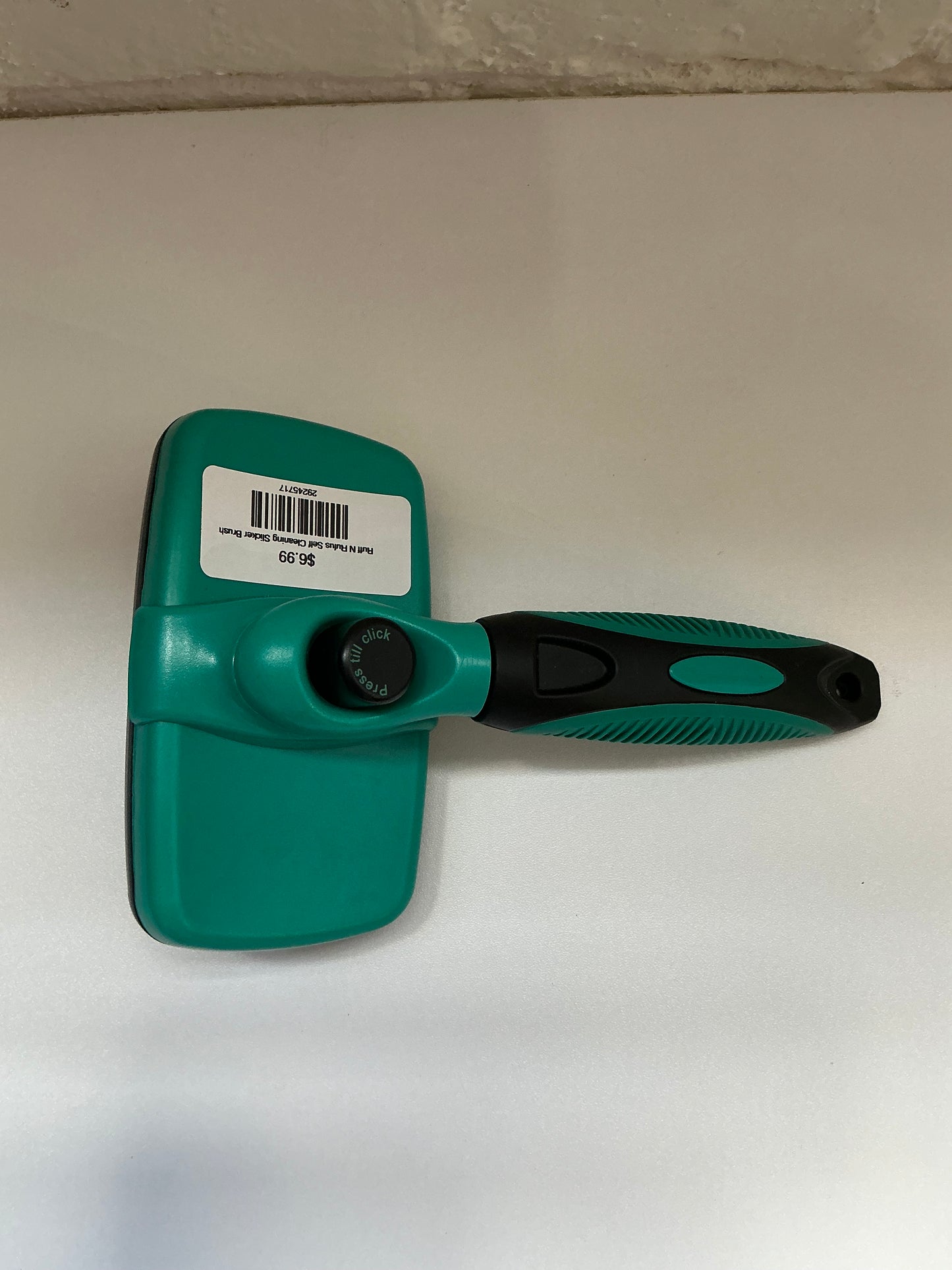 Ruff N Rufus Self Cleaning Slicker Brush