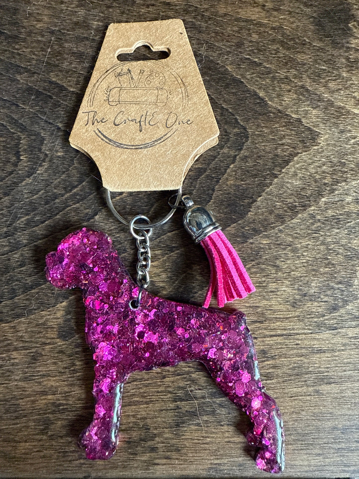 Glitter Breed Keychain (Various Breeds/Colors)
