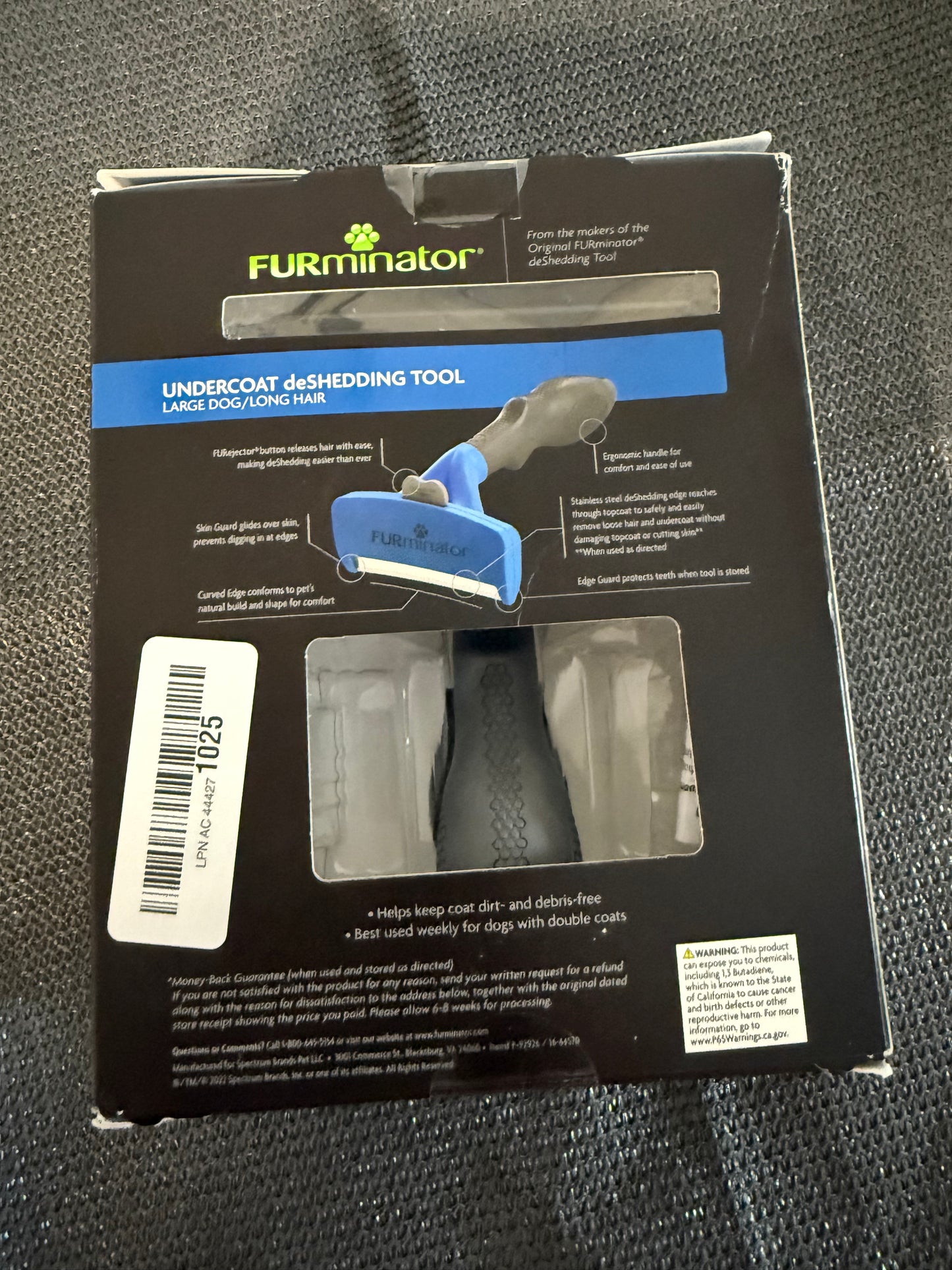FURminator Undercoat Deshedding Tool for Dogs, Deshedding Brush for Dogs, Removes Loose Hair and Combats Dog Shedding