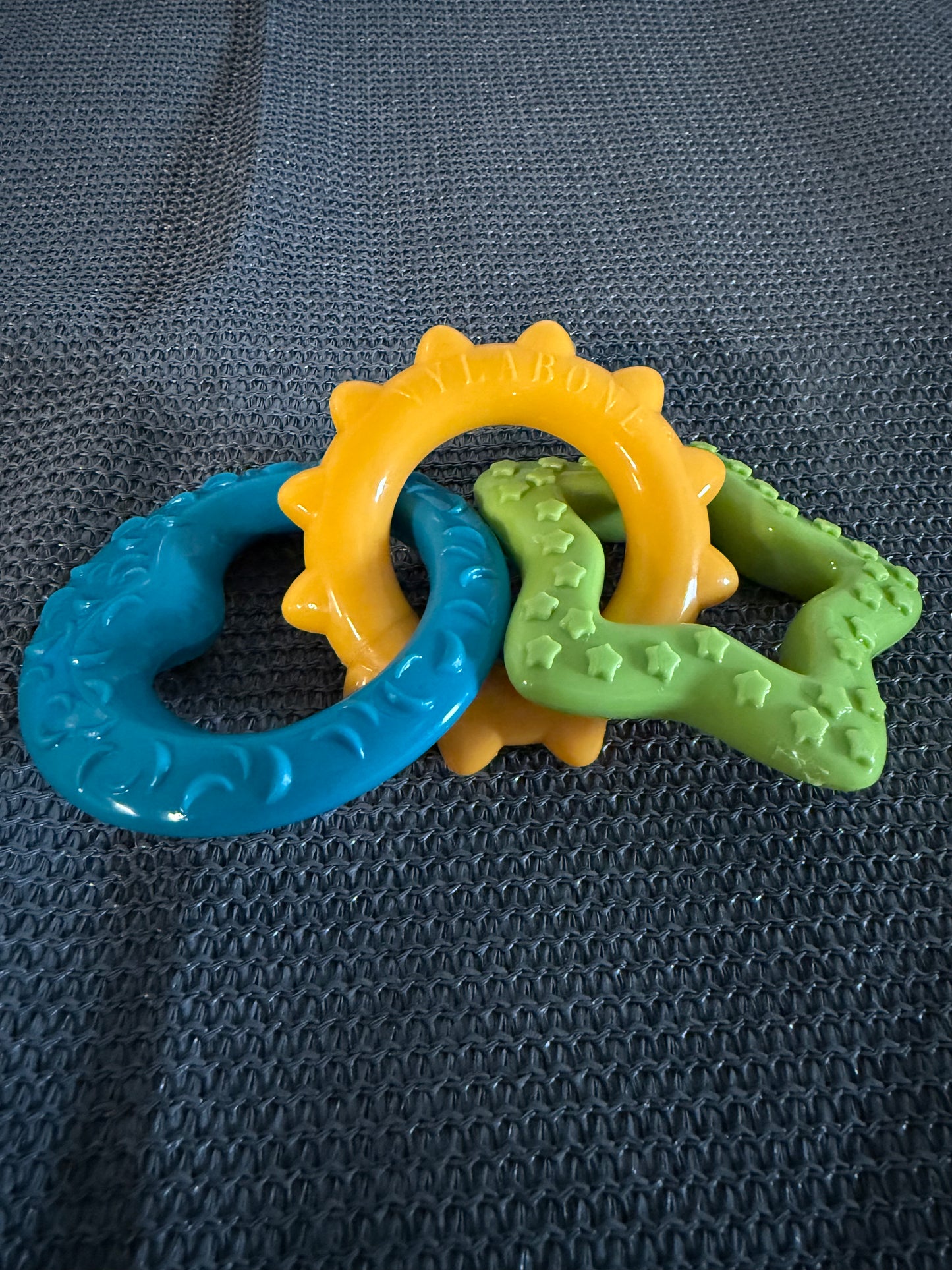 Nylabone Just For Puppies Triple Teething Ring Chew Toy