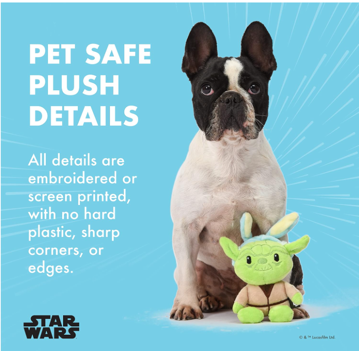 Star Wars: Easter 9" Yoda Bunny Squeaker Pet Toy
