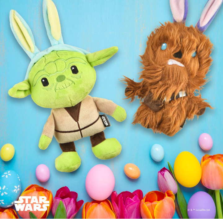Star Wars: Easter 9" Yoda Bunny Squeaker Pet Toy