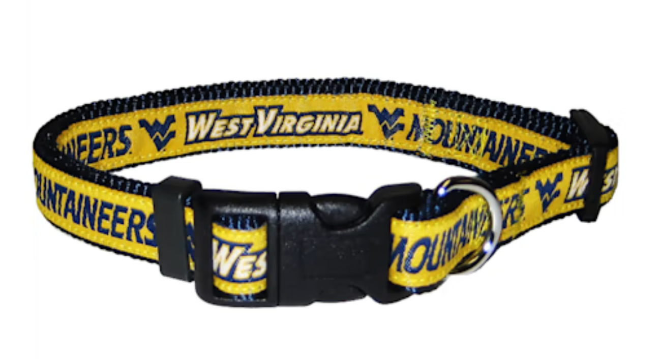 West Virginia Mountaineers NCAA Dog Collar, Large