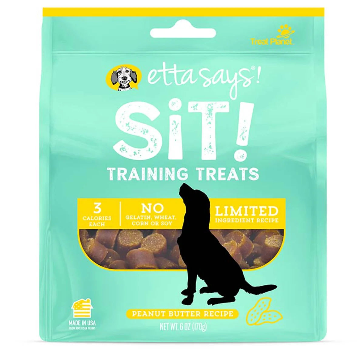 Etta Says! Sit! Dog Training Treats Peanut Butter Recipe