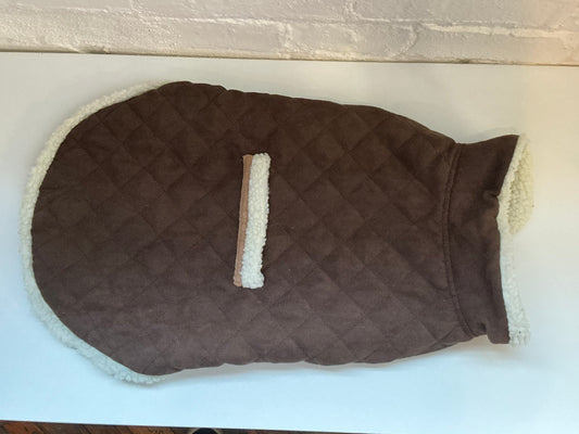 Brown Lightweight Pet Coat Size Large