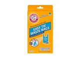 Arm & Hammer Easy-Tie Waste Bags Blue 75 ct