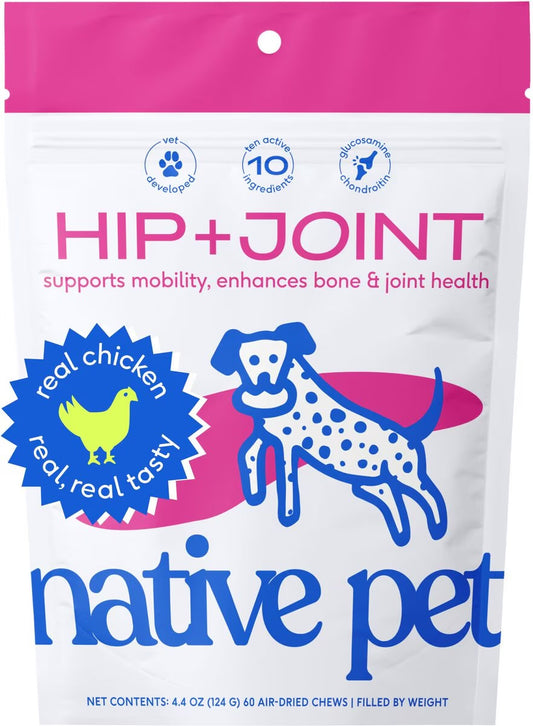 Native Pet Hip + Joint 60 Chews
