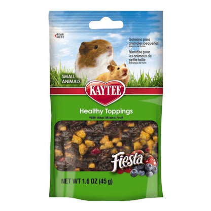 Kaytee Healthy Toppings Mixed Fruit Treat for Small Animals 1.6 oz