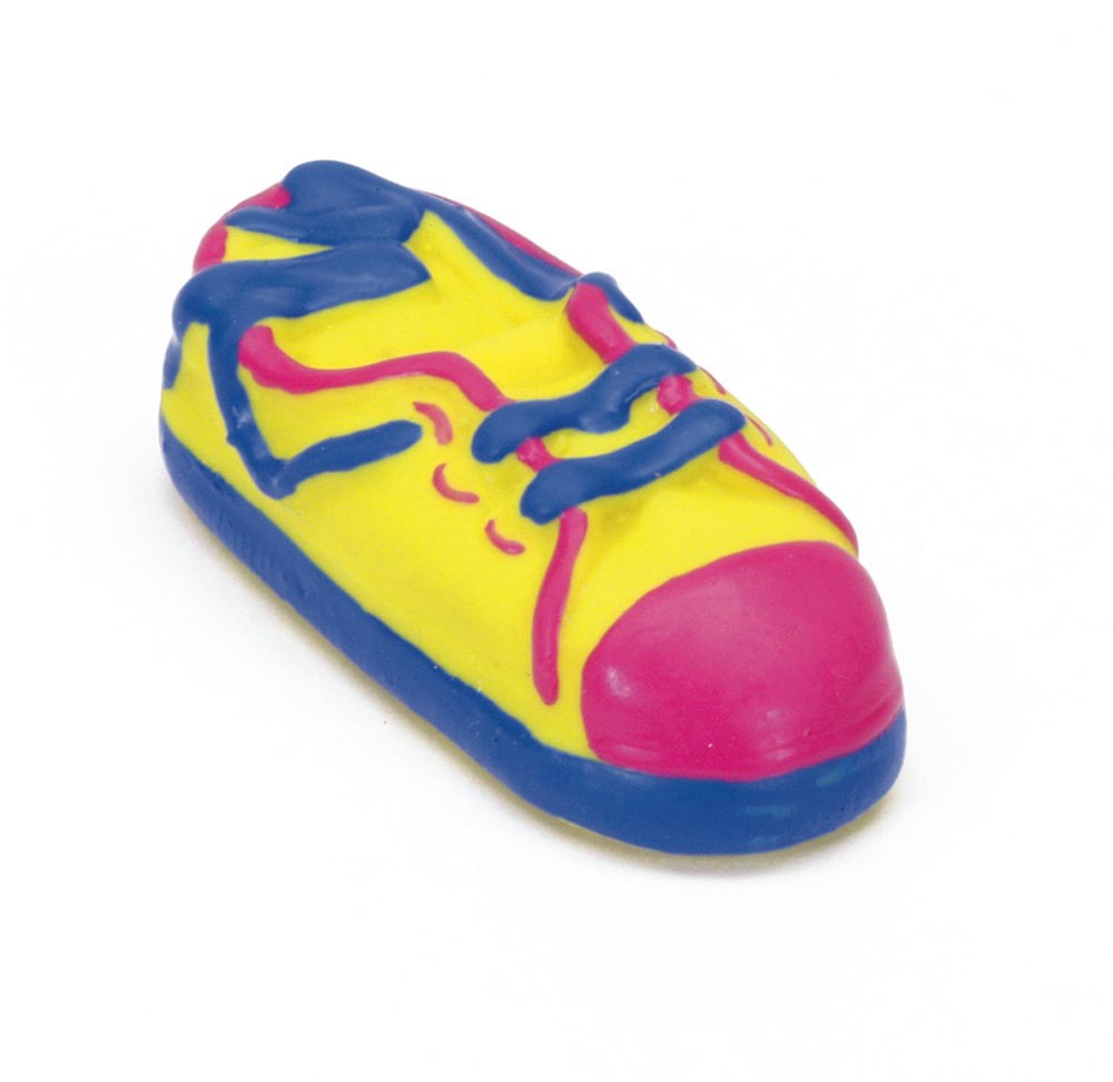 Rascals Latex Dog Toy Tennis Shoe 3.5 in