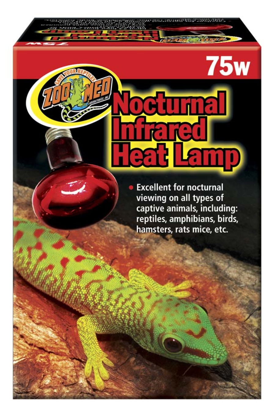 Zoo Med Nocturnal Infrared Heat Lamp 75 W