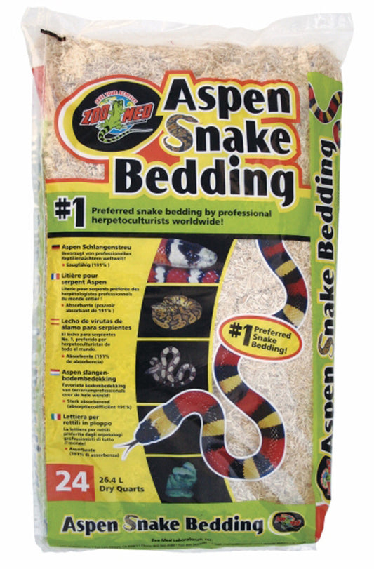 Zoo Med Aspen Snake Bedding 24 qt