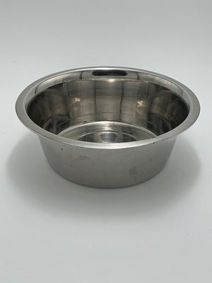 Stainless Steel Pet Bowls – 8.5” Wide x 3” Deep Indiana Pet Supply