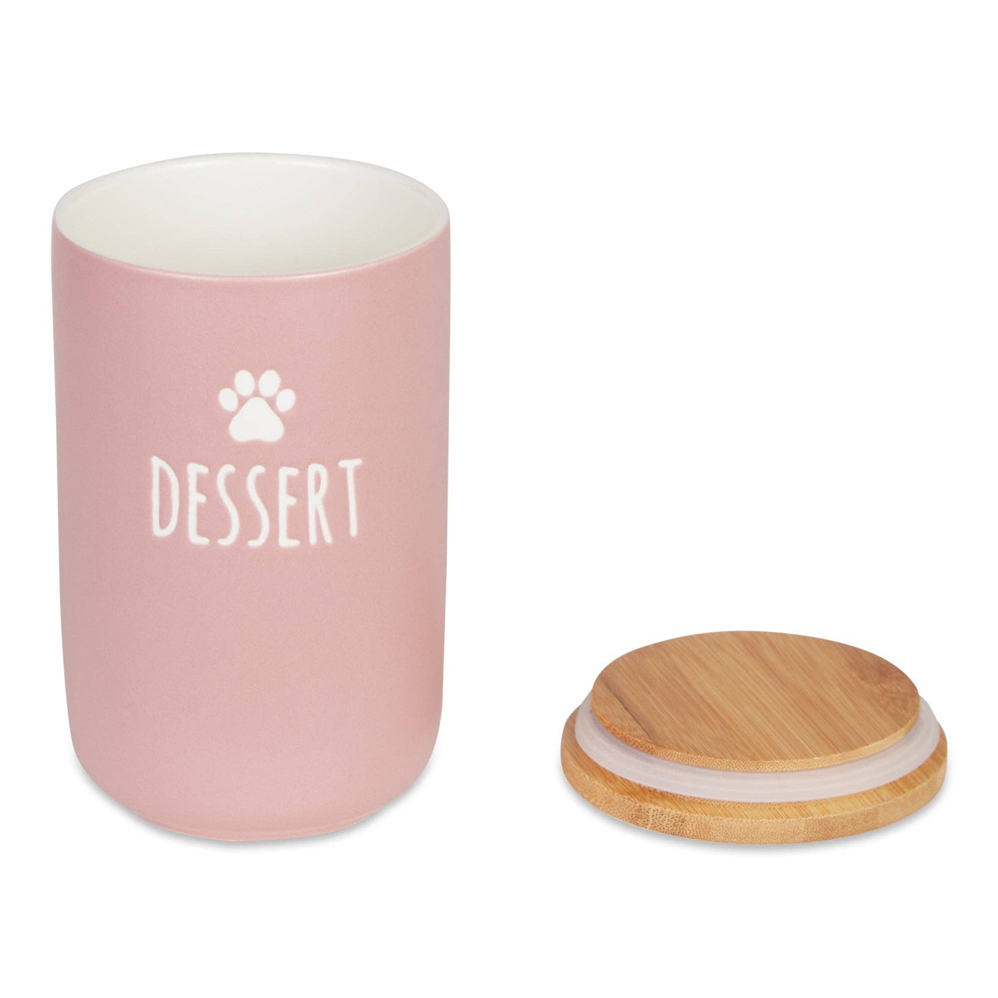 Dessert Pale Mauve Ceramic Treat Canister