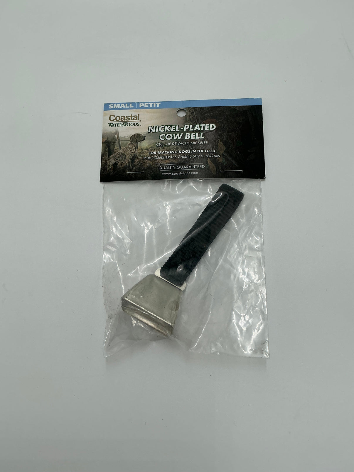 Coastal Pet Water & Woods Nickel-Plated Cow Bell– Small Indiana Pet Supply