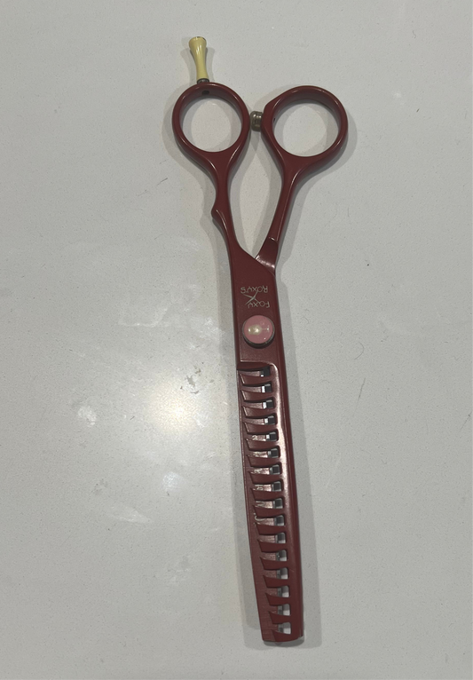 Foxy Roxy 7” Chardonnay by Cassie 16T Chunker Shears