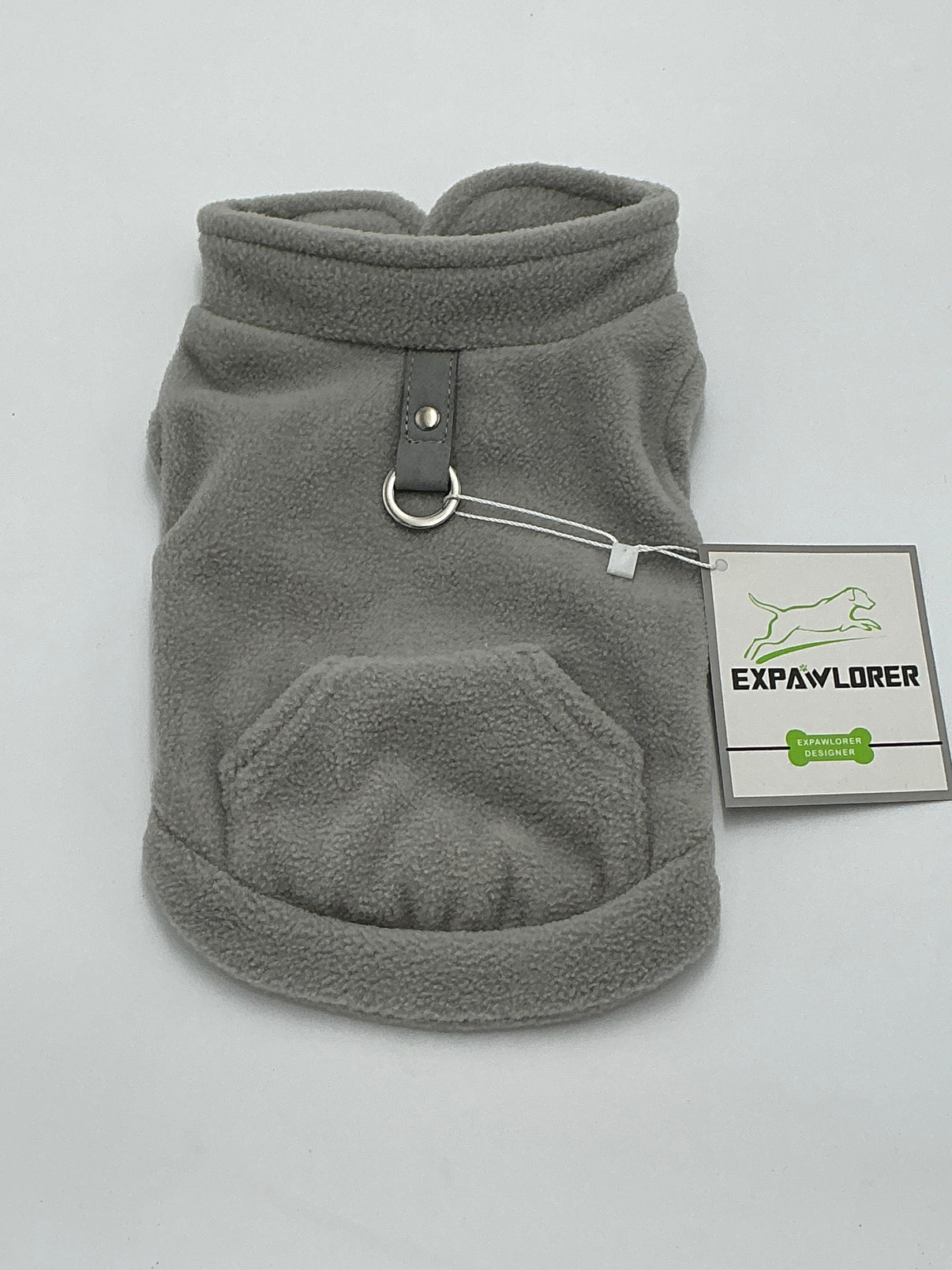 Expawlorer Fleece Dog Vest Harness with Pocket – Size Small – Blue Indiana Pet Supply