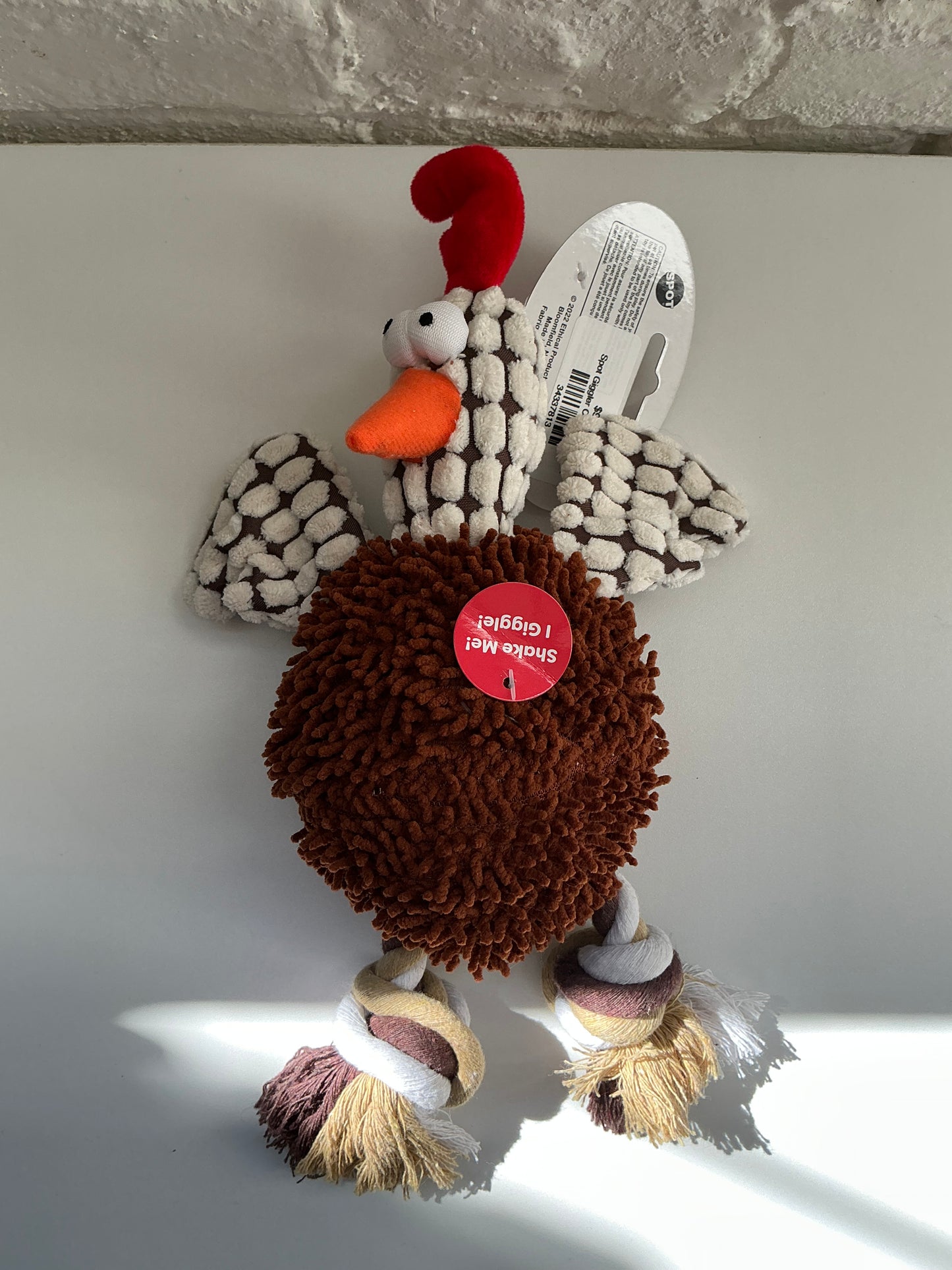 Spot Giggler Chicken Dog Toy