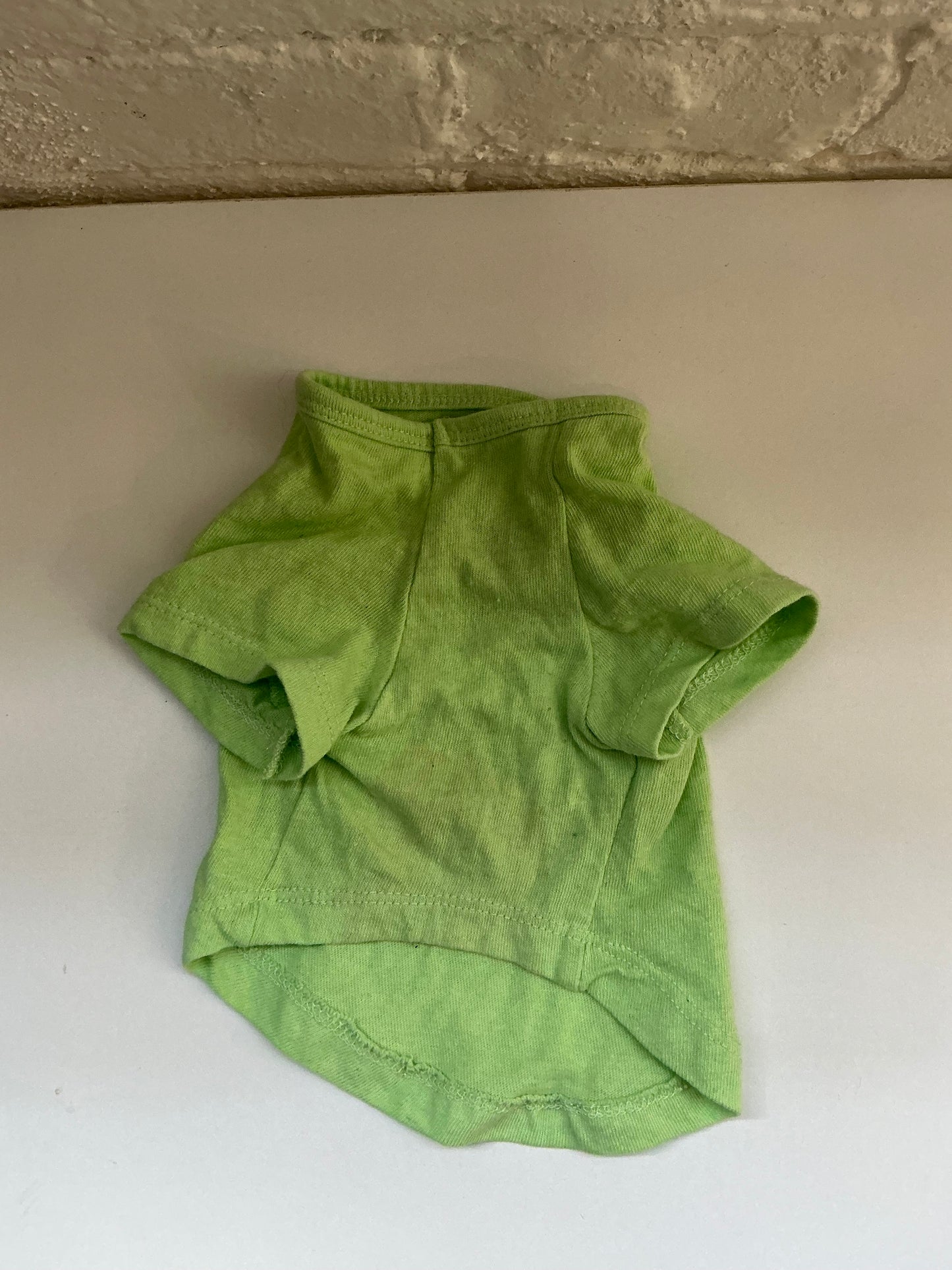 Lime Green “Chicks Dig Me” Slip- On Summer Shirt XS/S