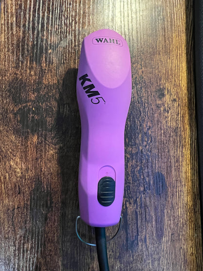 Wahl KM5 2 Speed Corded Dog Grooming Clippers -Pink