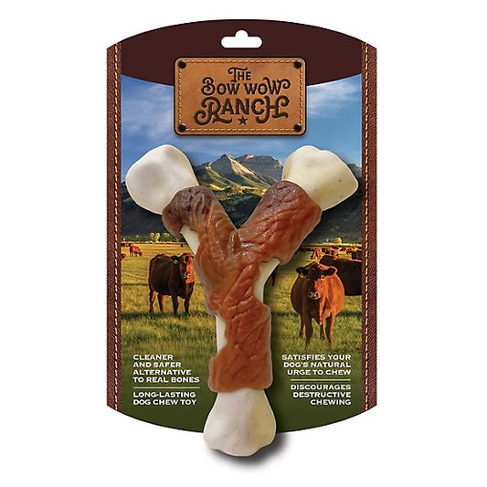 The Bow Wow Ranch Long Lasting Dog Chew Wish Bone