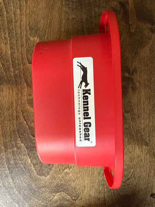 Kennel Gear, Supply Caddy with Small Table Mount - Red