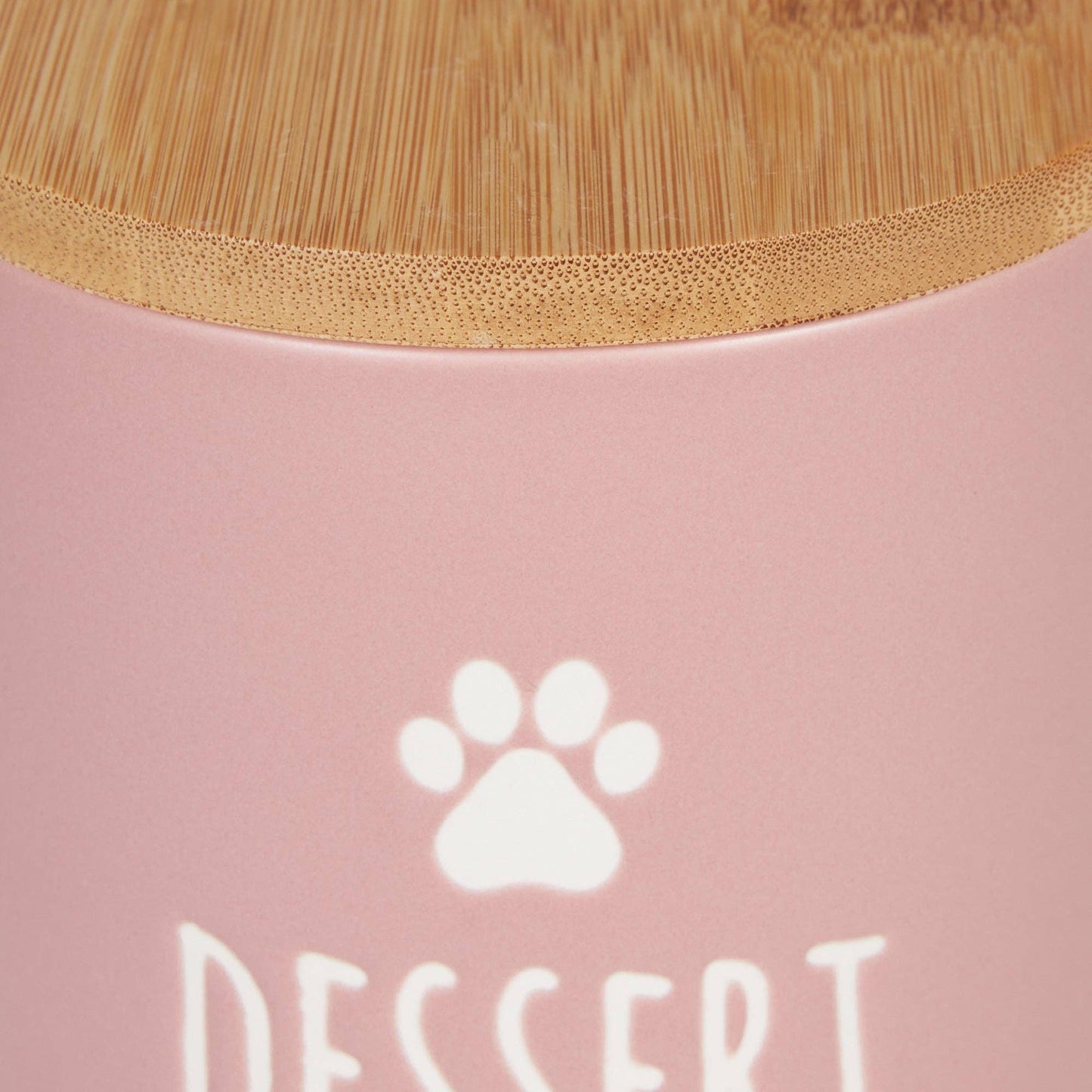 Dessert Pale Mauve Ceramic Treat Canister