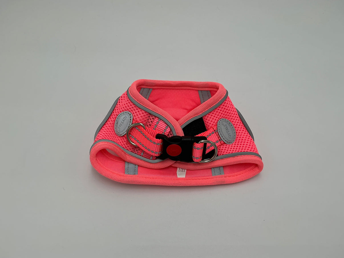 Joytale Mesh Step-In Harness - Size 3XS- Hot Pink Indiana Pet Supply