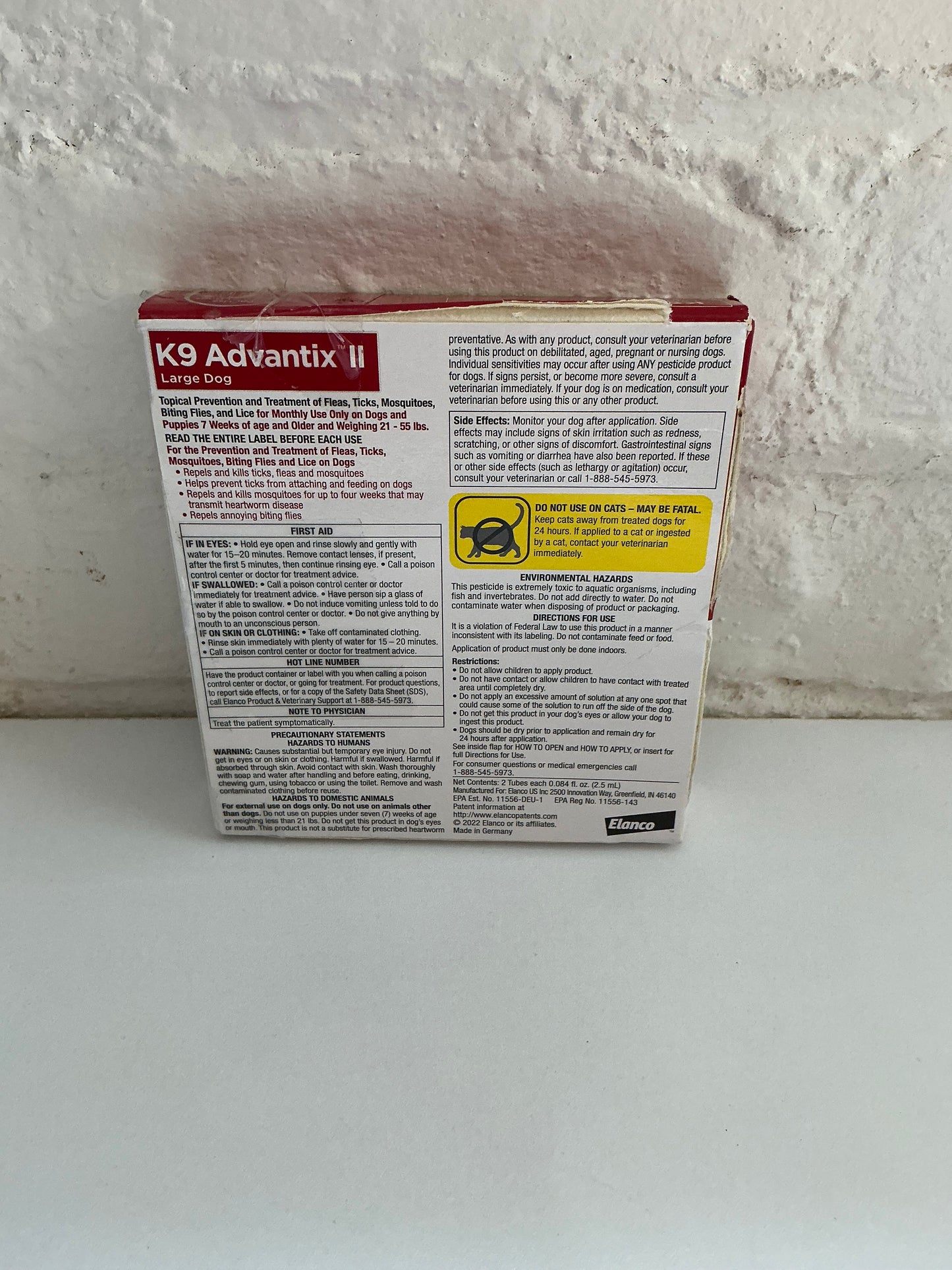 K9 Advantix II OPEN PACKAGE-MISSING DOSES PLEASE READ CAREFULLY!