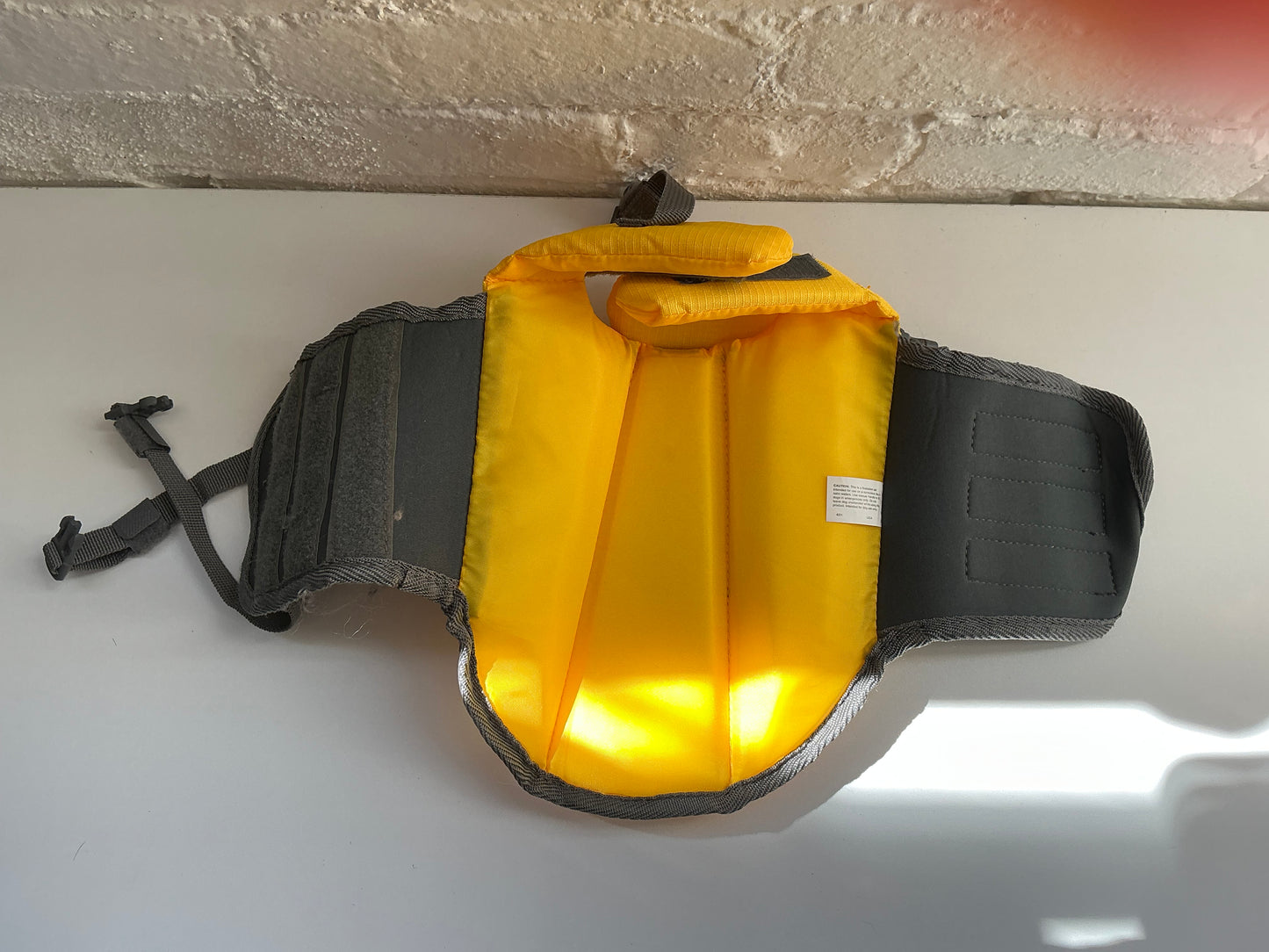 Outward Hound Granby Splash Dog Life Jacket, High-Buoyancy Dog Life Vest for Swimming, Boating, and Water Safety, XS, Yellow