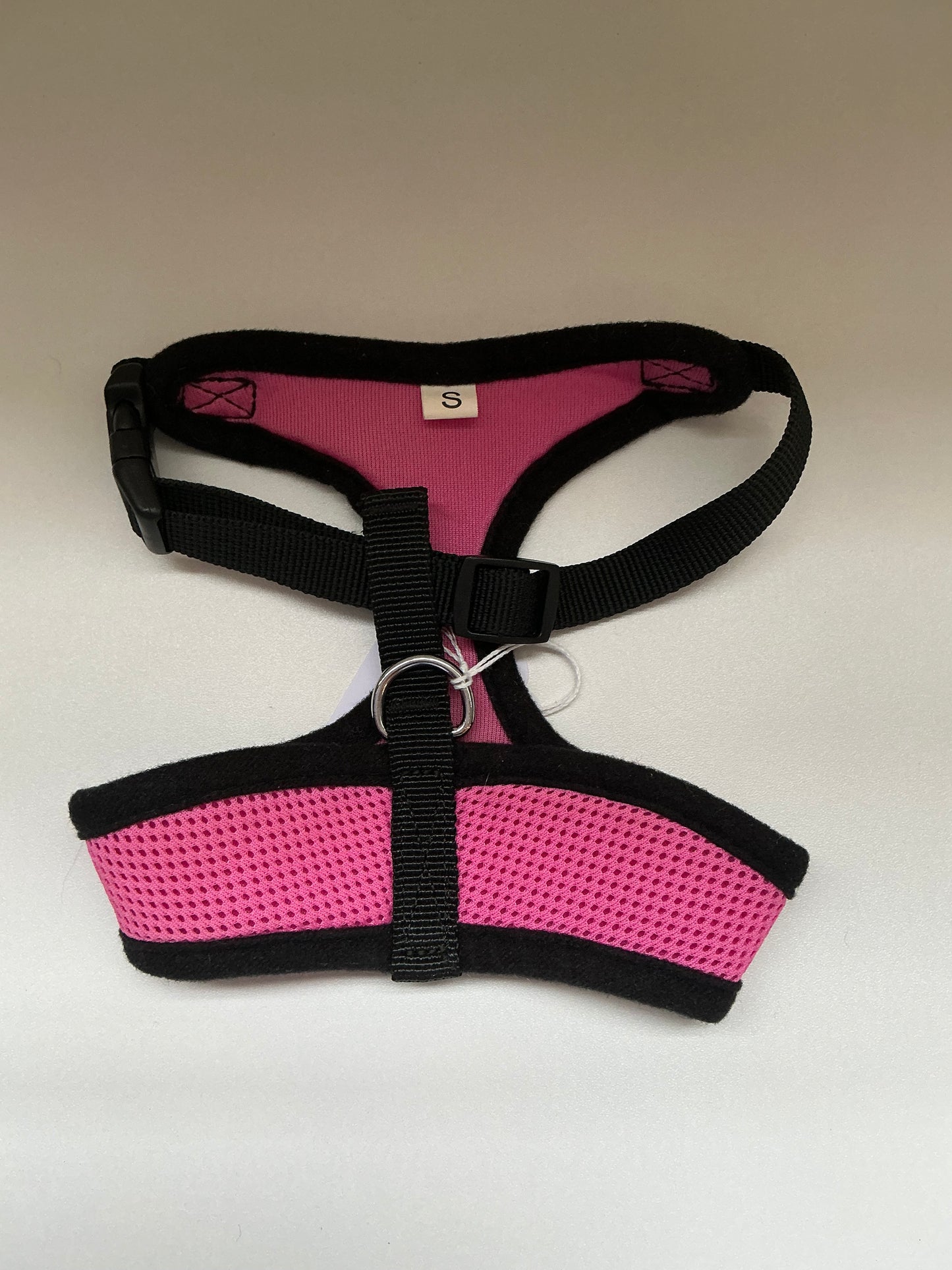 Pink Mesh Dog Harness - Small