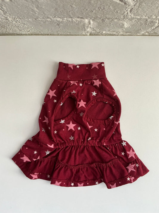 Top Paw Red Star Dress Size XS