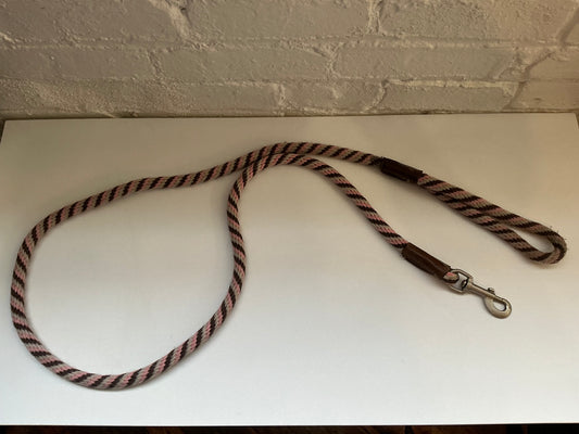 Mendota Products Pink/Brown/White 6Ft Leash
