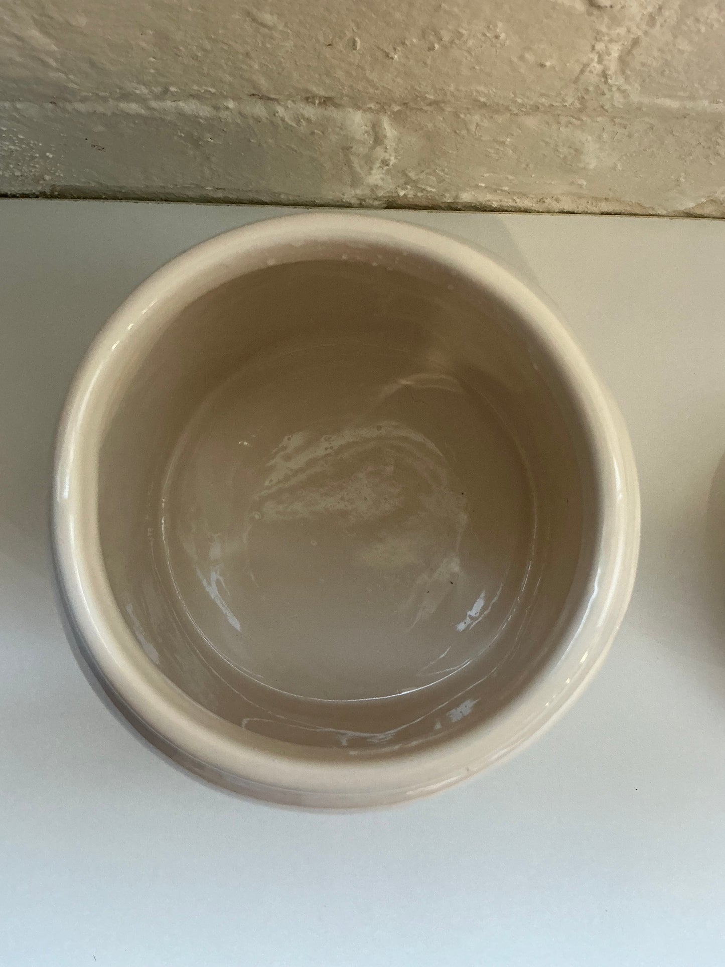 Rae Dunn "Nice Kitty" Ceramic Treat Jar w/ Sealing Lid