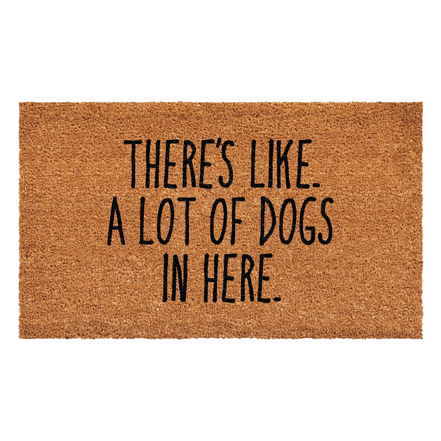 There's like a lot of dogs here Pet Doormat
