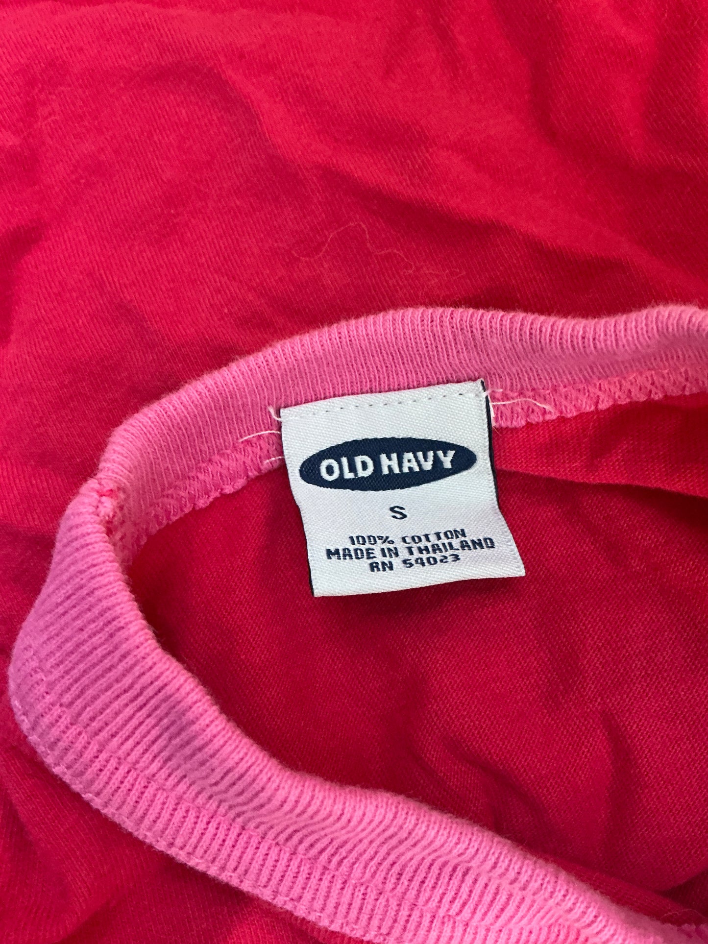 Old Navy Pink “Hot Stuff” Dog Shirt Size Small