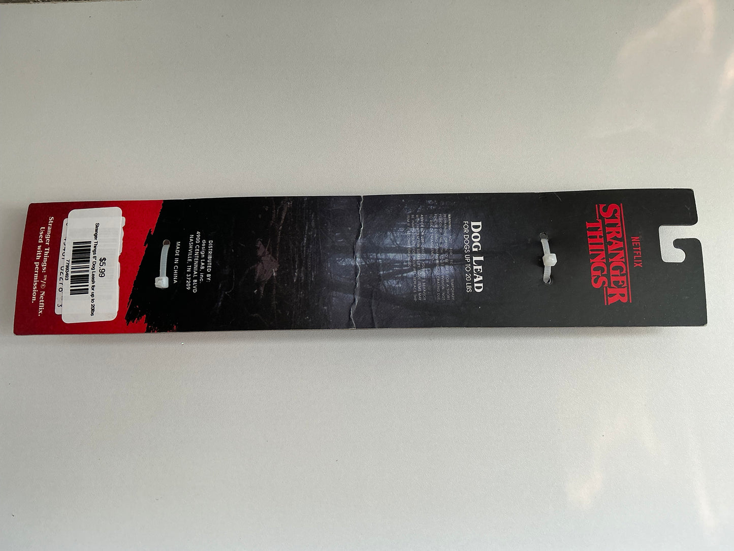 Stranger Things 6” Dog Leash for up to 20lbs