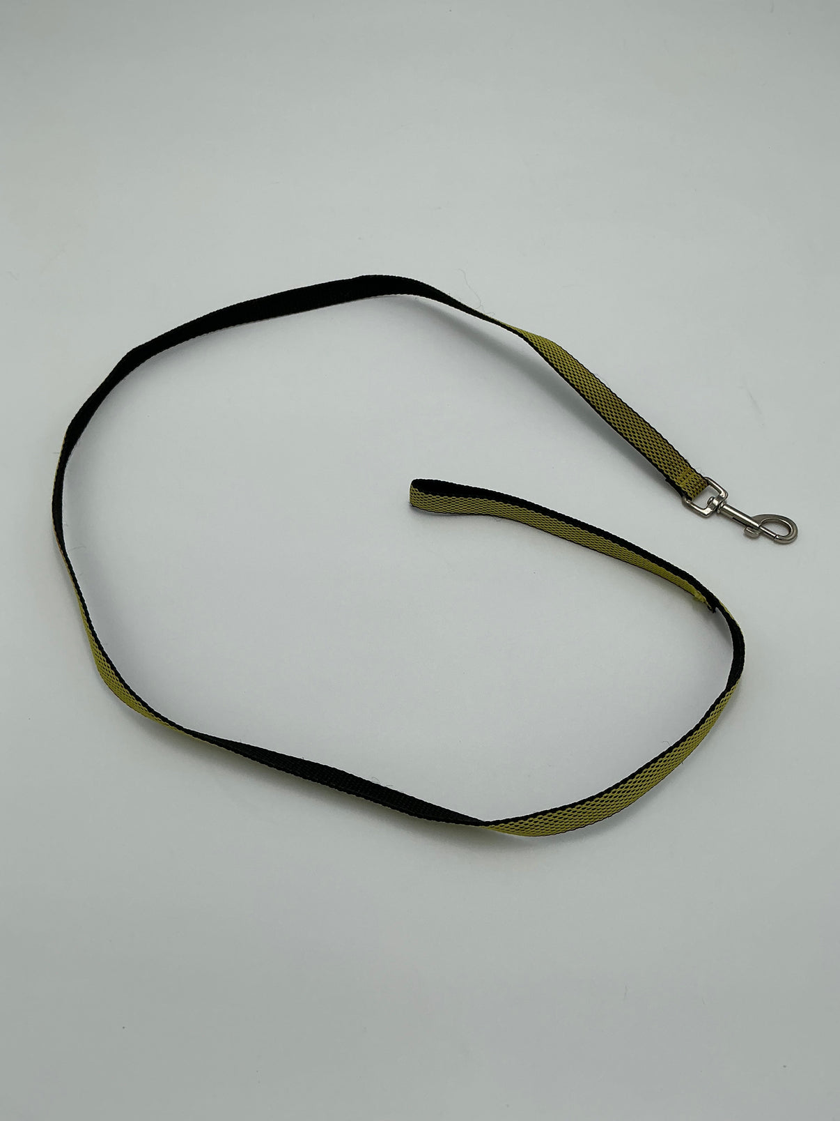 Two-Tone Nylon Dog Leash - 3.5ft- Black & Yellow Indiana Pet Supply