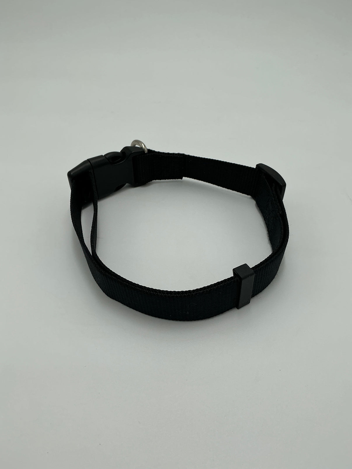 Classic Black Adjustable Dog Collar- Large- Black Indiana Pet Supply