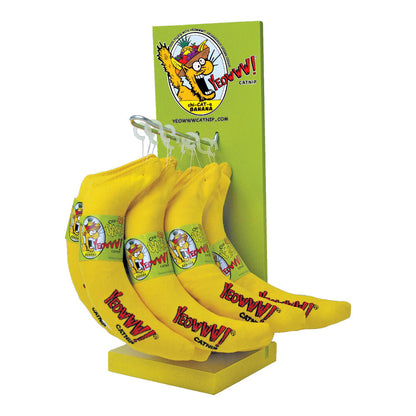 Yeowww! Banana Catnip Cat Toy Yellow