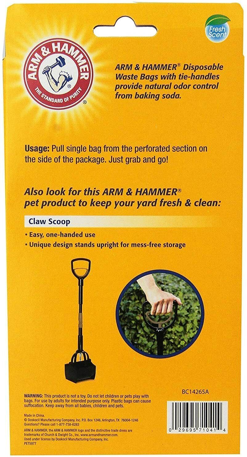 Arm & Hammer Easy-Tie Waste Bags Blue 75 ct