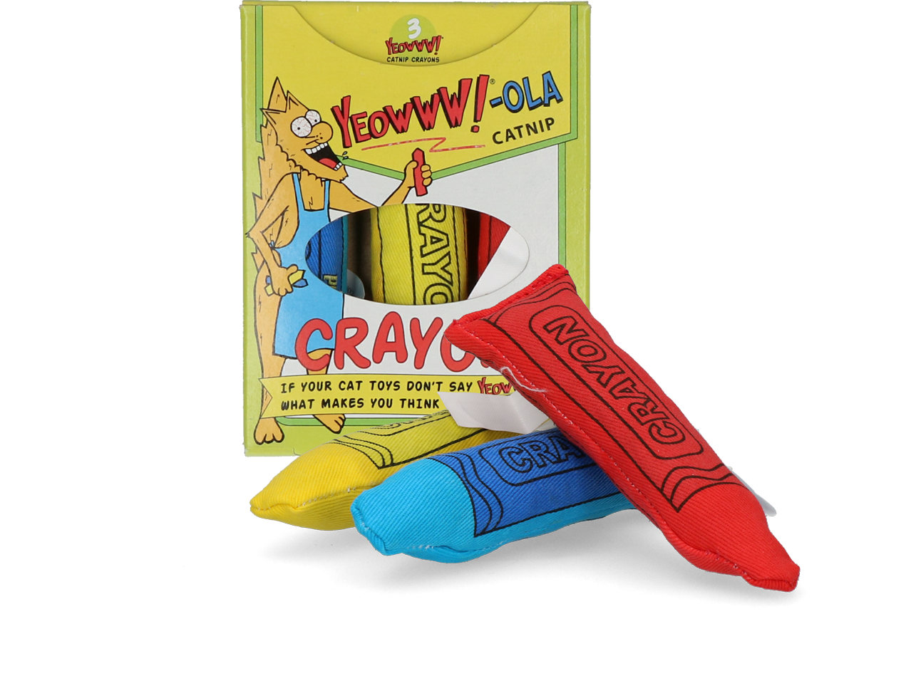 Yeowww! -ola Crayons Catnip Cat To