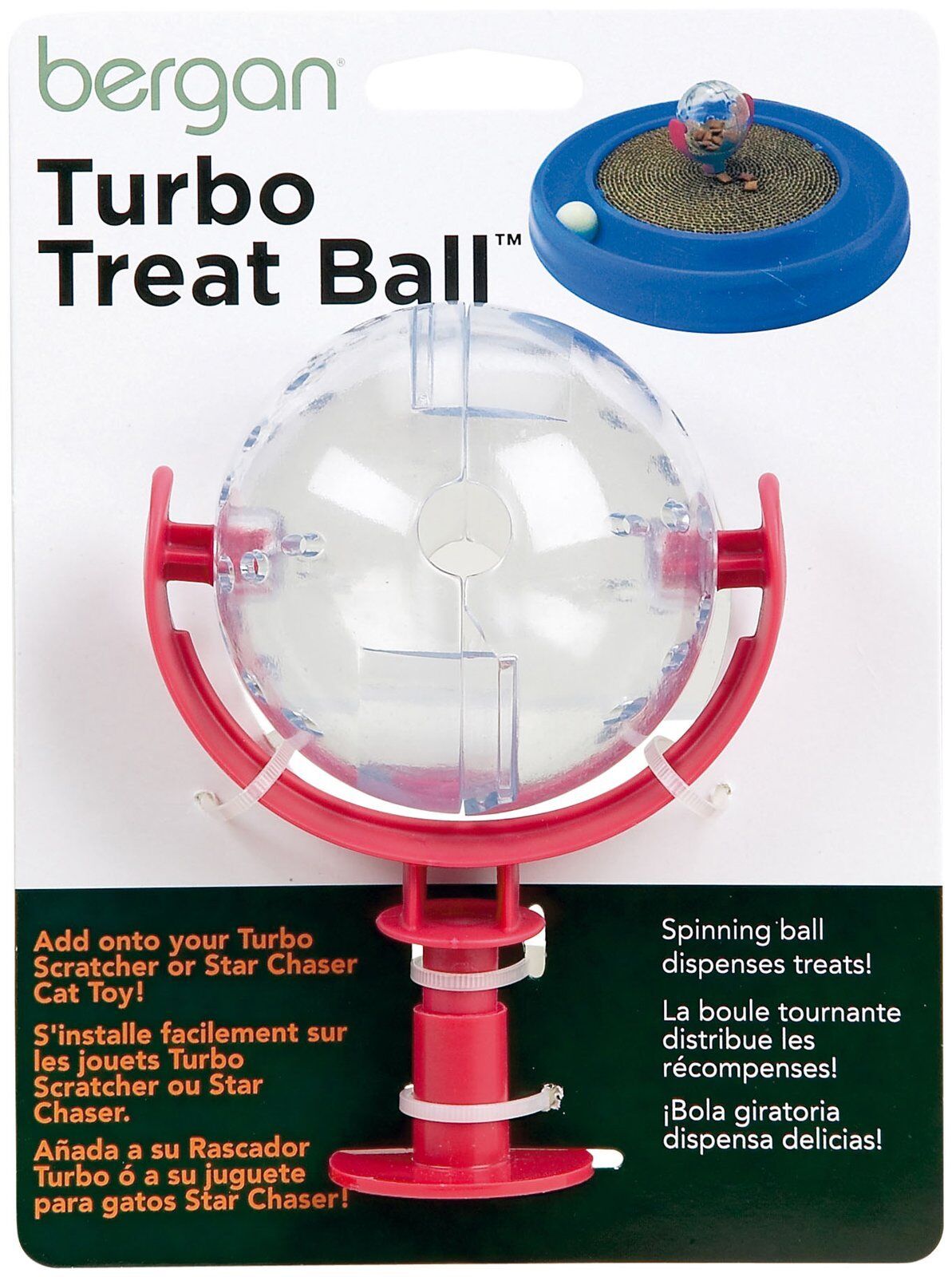 Coastal Bergan Turbo Treat Ball For Cats