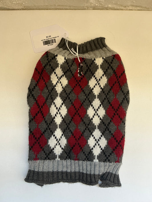 Vibrant Life Argyle Knit Sweater XS